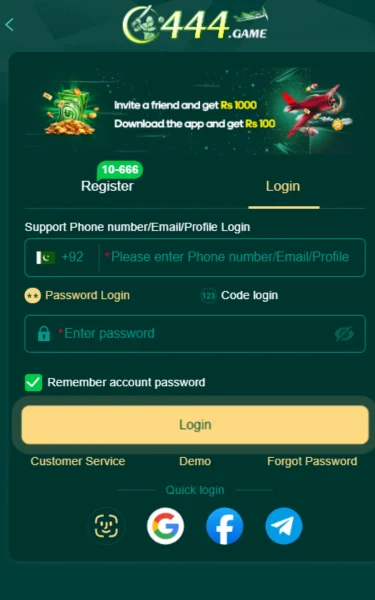 c444 login apk